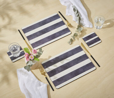 Mono Stripe Set of 4 Large Placemats